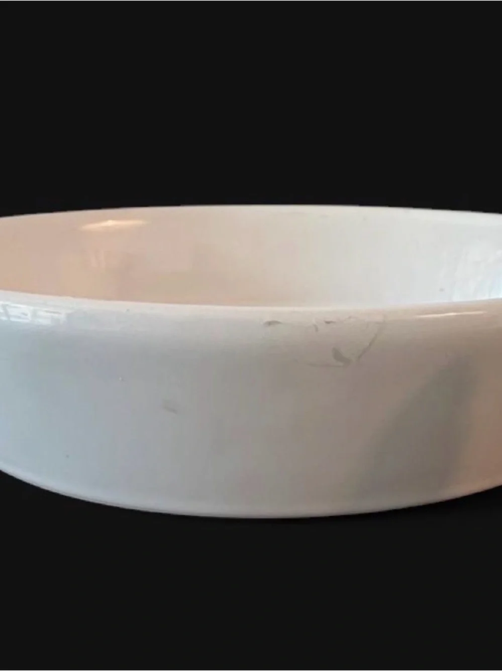 La Marque White Ceramic Baking Dish with Handle - Home Kitchen